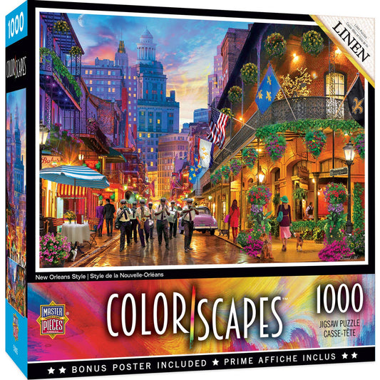 Colorscapes - New Orleans Style 1000 Piece Puzzle by Masterpieces Puzzles