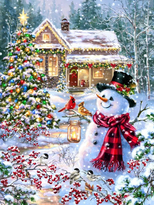 Cottage in the Snow 1000 Piece Jigsaw Puzzle by Springbok Puzzles