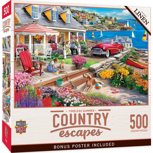 Country Escapes - Timeless Summer 500 Piece Jigsaw Puzzle | Masterpieces Puzzles