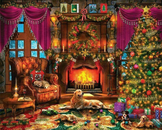 Cozy Christmas 1000 Piece Jigsaw Puzzle by Springbok Puzzles