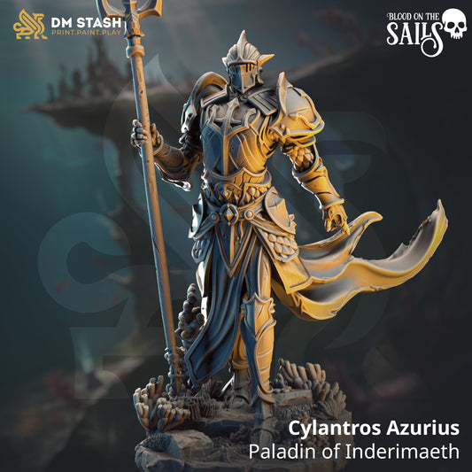 Cylantros Azurius of Inderimaeth (Male Human Paladin)