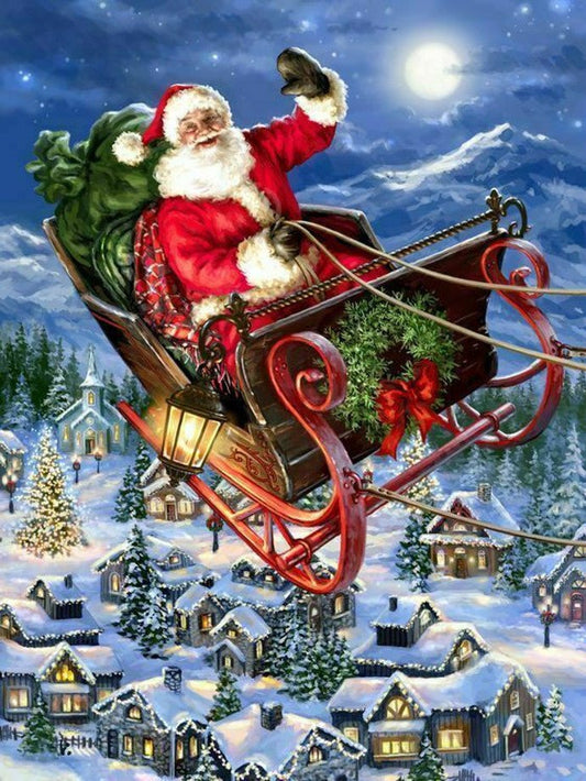 Delivering Christmas 500 Piece Jigsaw Puzzle by Springbok Puzzles