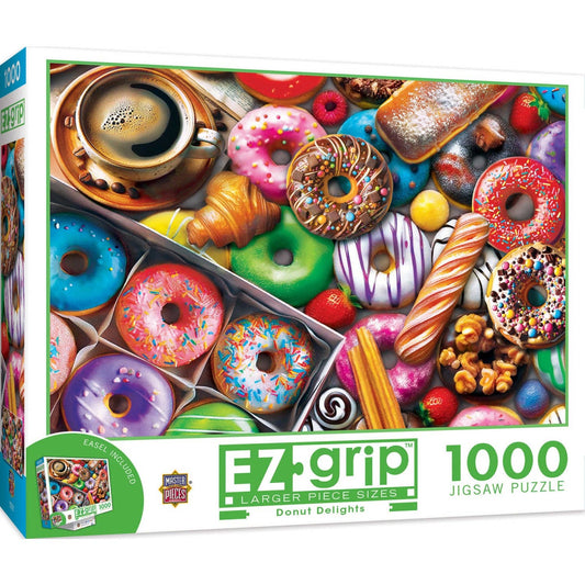 Donut Delights 1000 Piece EZ Grip Jigsaw Puzzle | Masterpieces Puzzles