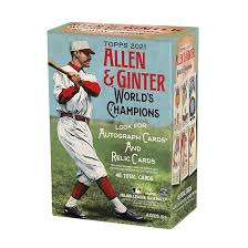 2021 Topps Allen & Ginter World's Champions Baseball Blaster Box