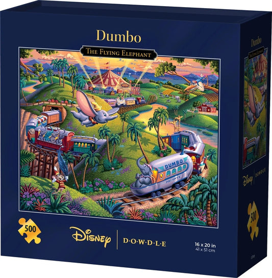 Dumbo The Flying Elephant 500 Piece Jigsaw Puzzle | Dowdle Puzzles