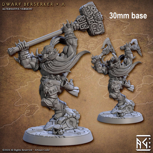 Dwarf Berserker (Base Sculpt A)