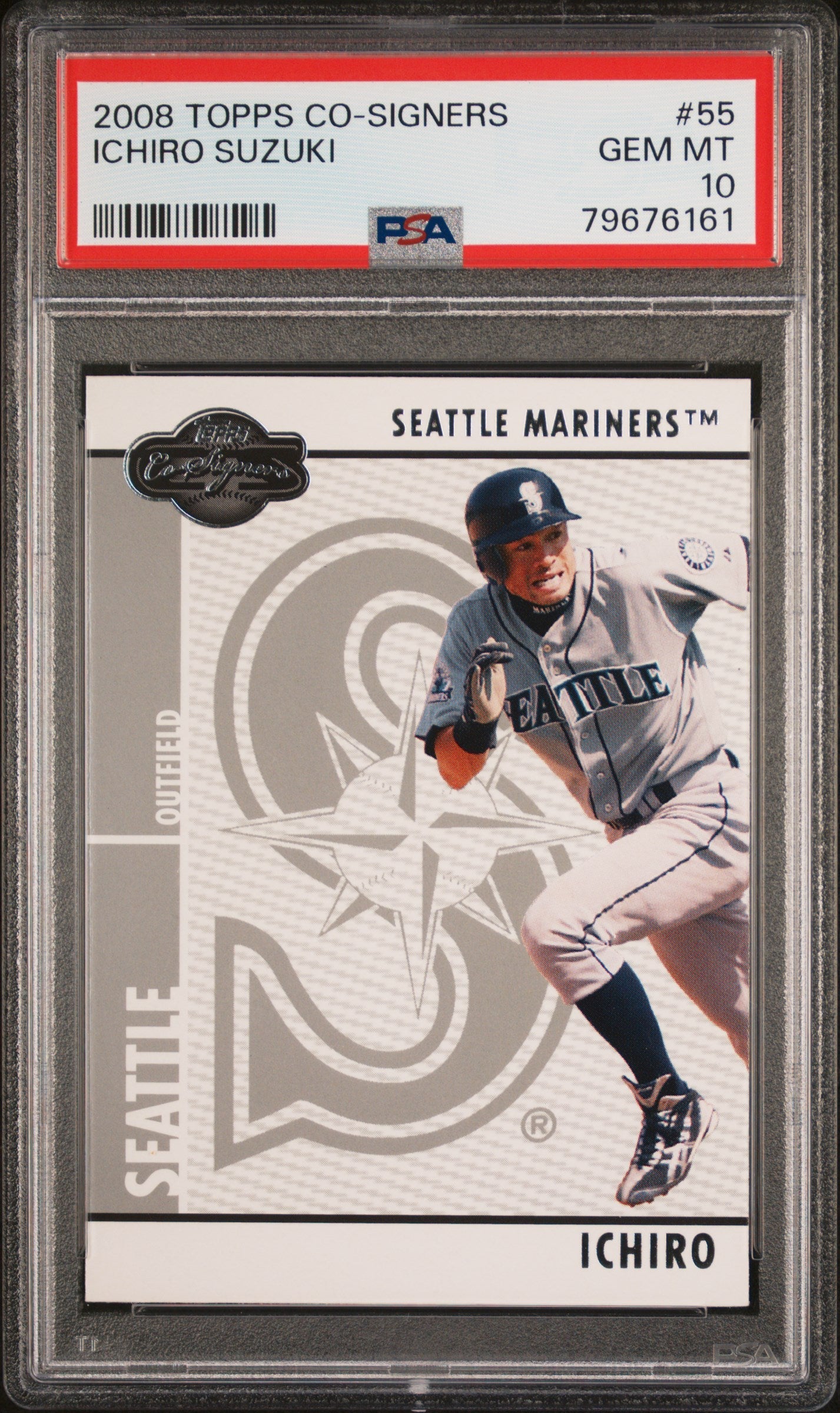 2008 TOPPS CO-SIGNERS ICHIRO SUZUKI  #55 - PSA 10