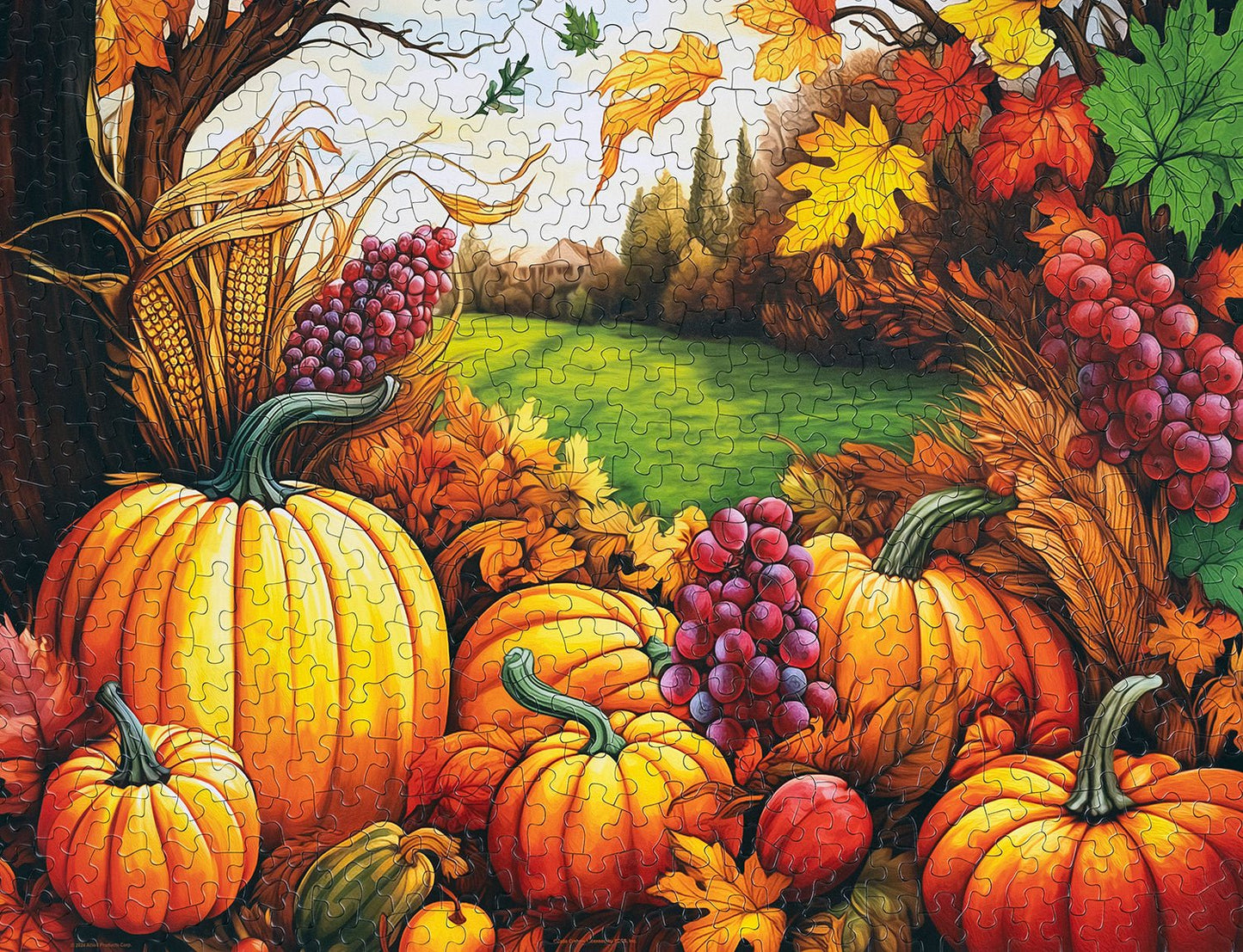 Fall Harvest 500 Piece Jigsaw Puzzle  | Springbok Puzzles