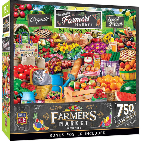 Farmer's Market - Fresh Finds 750 Piece Jigsaw Puzzle