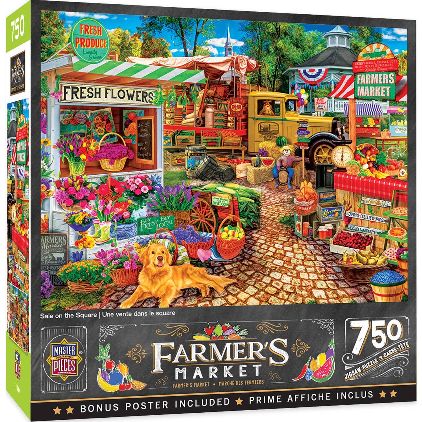 Farmer's Market - Sale on the Square 750 Piece Puzzle by MasterPieces
