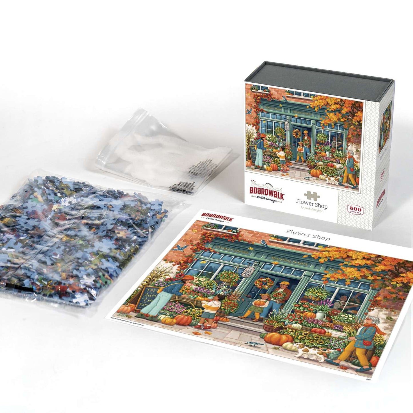 Flower Shop 500 Piece Puzzle by Boardwalk