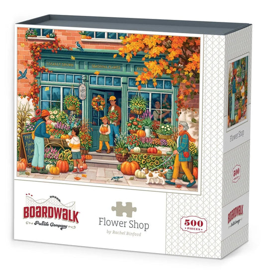 Flower Shop 500 Piece Puzzle by Boardwalk
