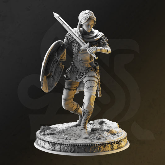 Freya the Fearless, Shield Maiden (Female Human Paladin)