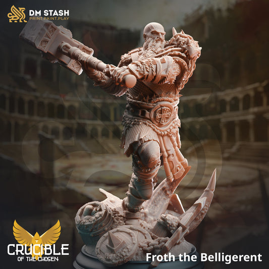 Froth the Beligerant (Male Human Barbarian)
