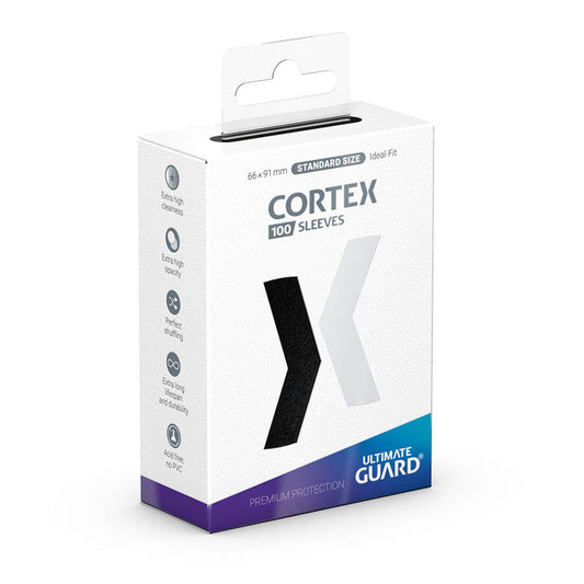 Ultimate Guard Cortex Sleeves Standard Size Matte Black (100ct)
