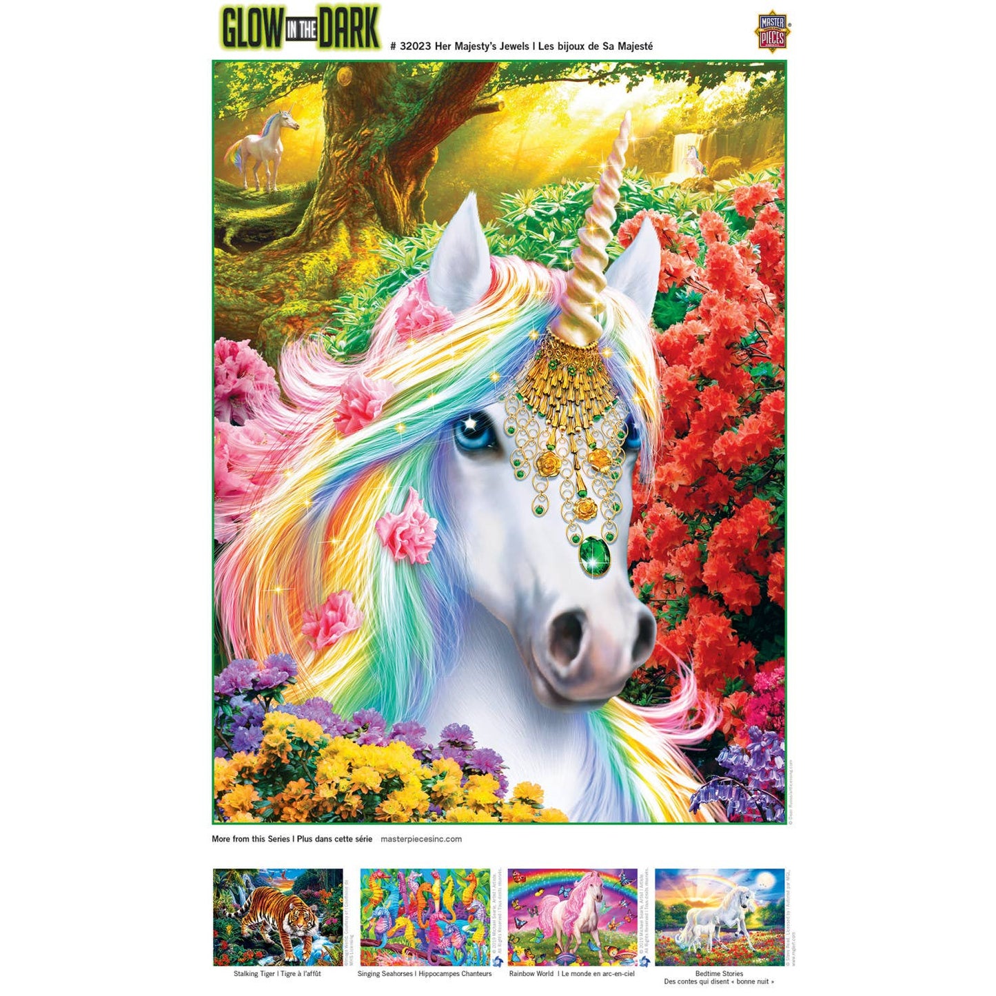 Glow in the Dark - Her Majesty's Jewels 300 Piece Puzzle by MasterPieces Puzzles