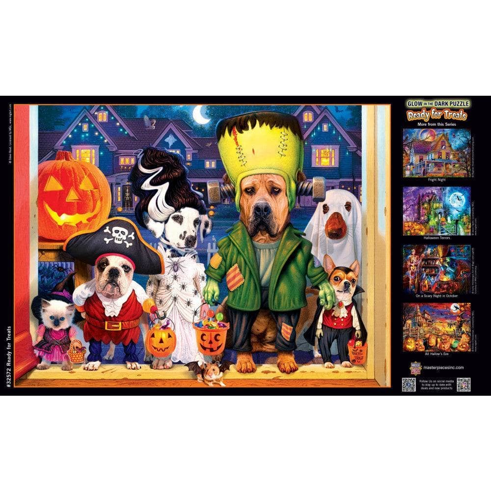 Glow in the Dark - Ready for Treats 300 Piece EZ Grip Jigsaw | Masterpieces Puzzles