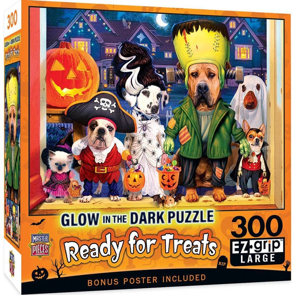 Glow in the Dark - Ready for Treats 300 Piece EZ Grip Jigsaw | Masterpieces Puzzles