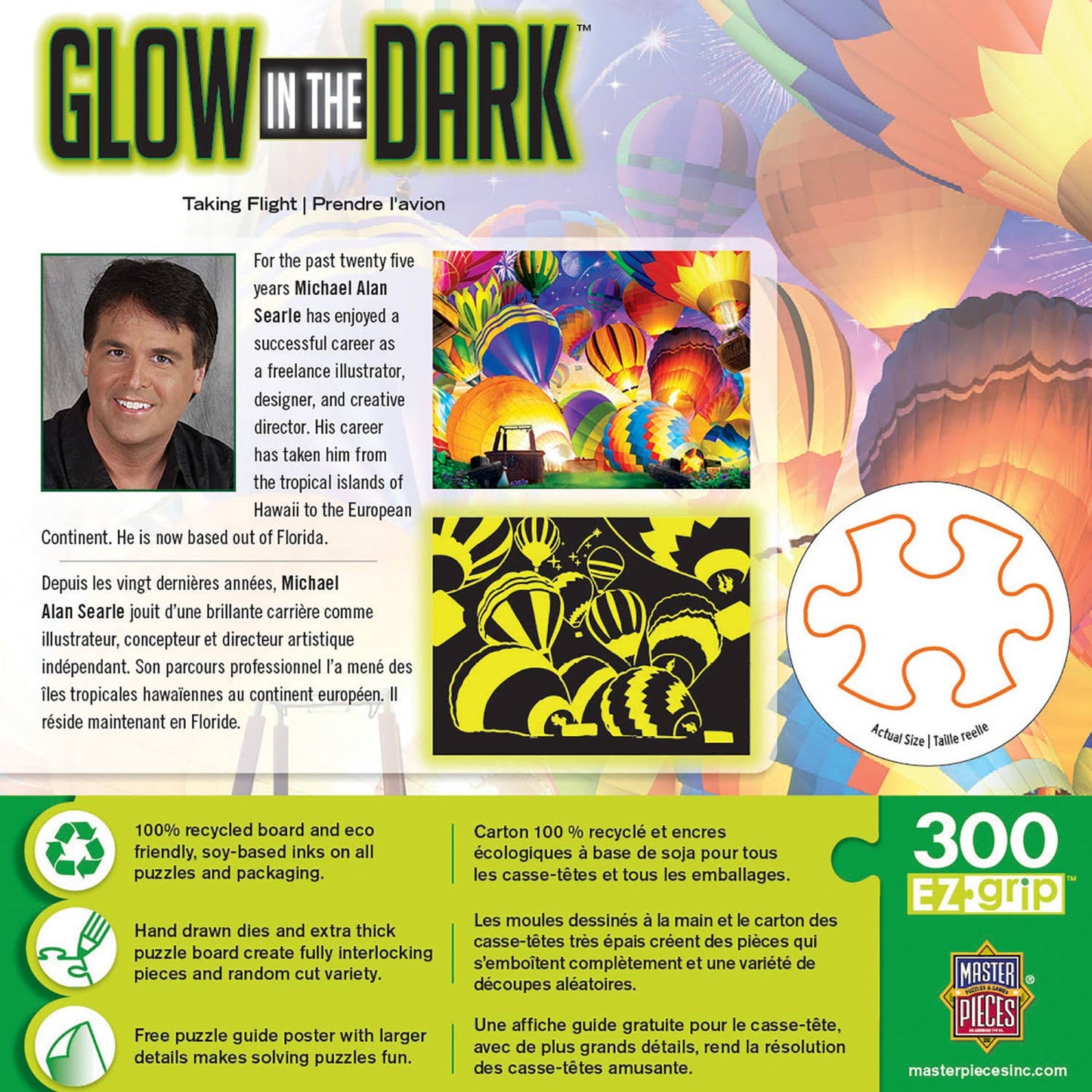 Glow in the Dark - Taking Flight 300 Piece Puzzle by Masterpieces Puzzles