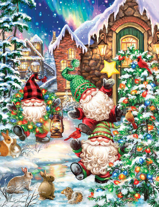 Gnome Village 500 Piece Jigsaw Puzzle by Springbok Puzzles