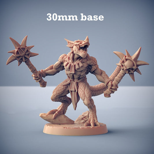 Goldmaw Lizard: Sculpt D (Male Lizardfolk Warrior)
