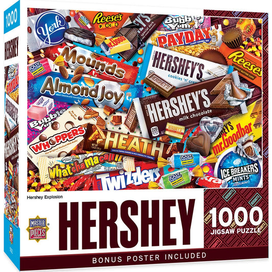Hershey's Explosion 1000 Piece Puzzle | Masterpieces Puzzles