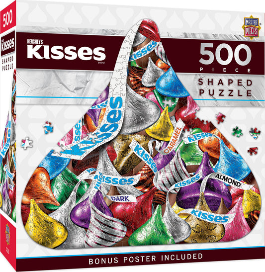 Hershey's Kisses 500 Piece Shaped Puzzle by MasterPieces Puzzles