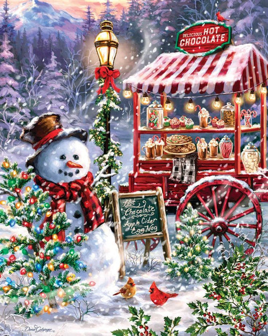 Hot Chocolate Stand 1000 Piece Jigsaw Puzzle by Springbok Puzzles