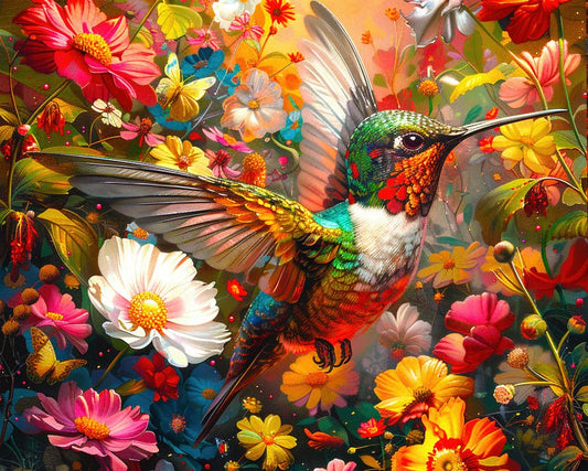 Hummingbird Dream 1000 Piece Jigsaw Puzzle by Springbok Puzzles