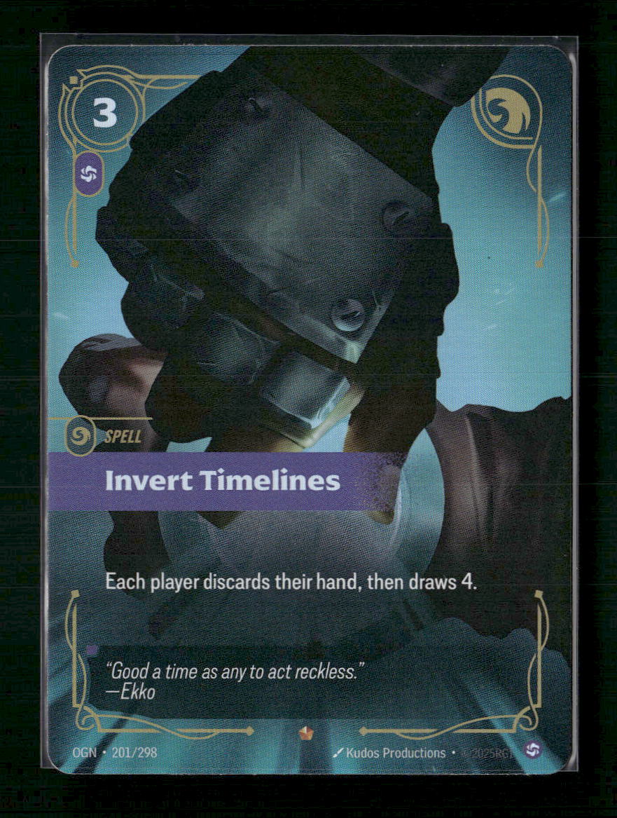 Invert Timelines #201/298 Foil Epic - Riftbound Origins TCG – Orb ...