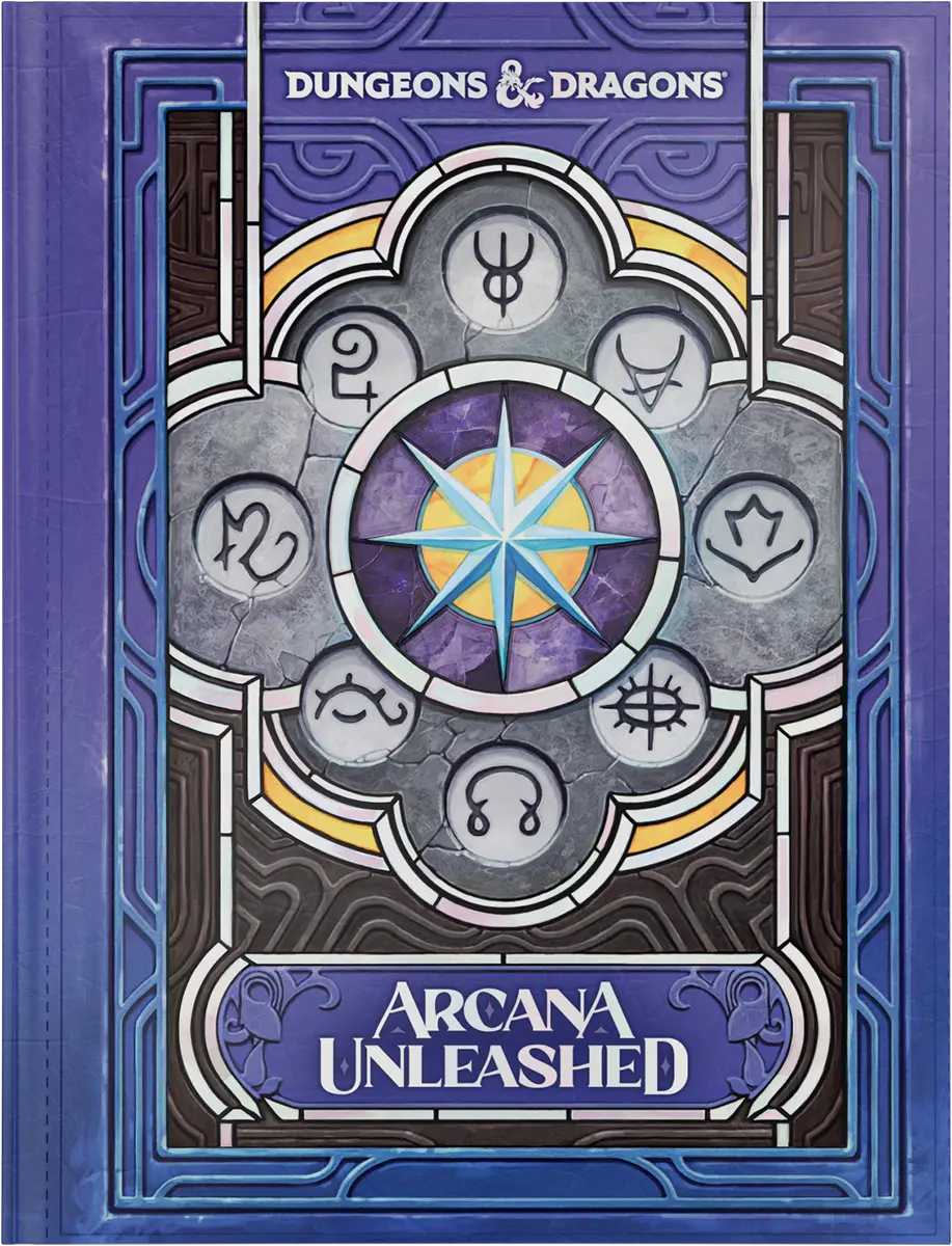 Dungeons & Dragons Arcana Unleashed alternate-art cover book
