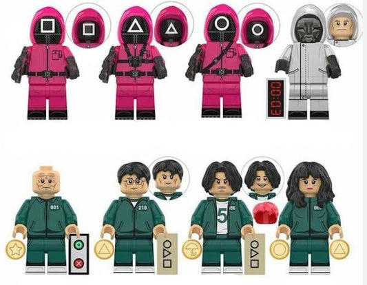 Squid Game Custom Minifig Set S2S1 (9 Figures)