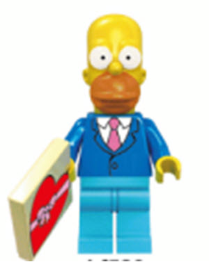 Homer Simpson Custom Minifig