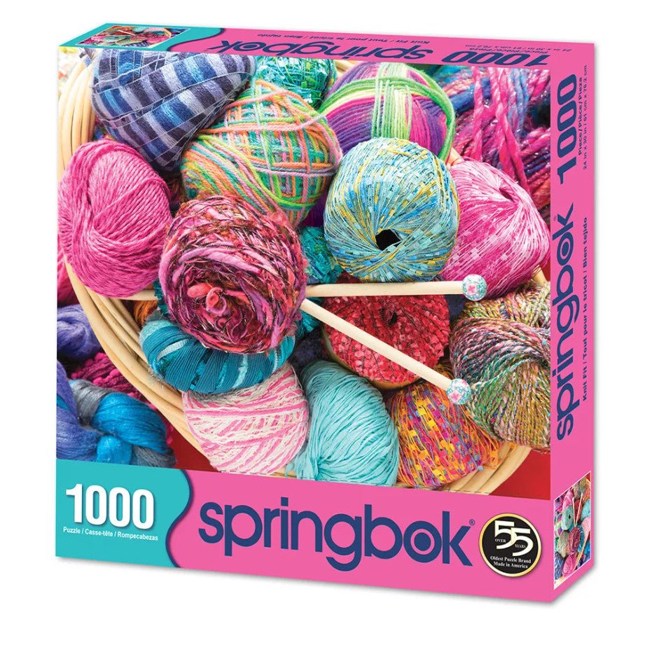 Knit Fit 1000 Piece Jigsaw Puzzle by Springbok Puzzles