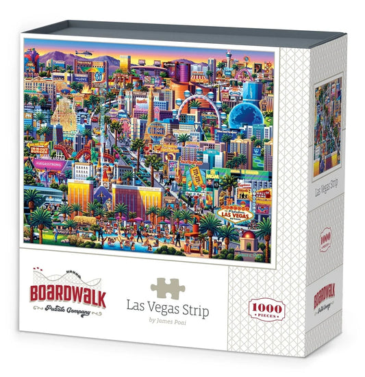 Las Vegas Strip 1000 Piece Jigsaw Puzzle by Boardwalk Puzzle Company