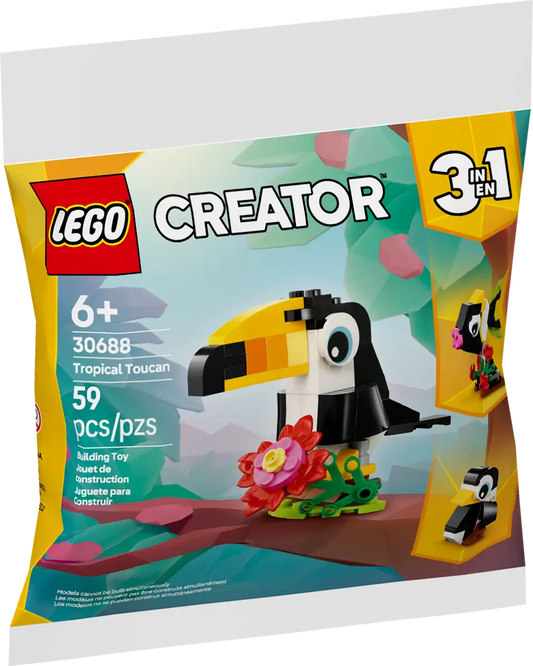 LEGO 30688 Creator Tropical Toucan 3 In 1