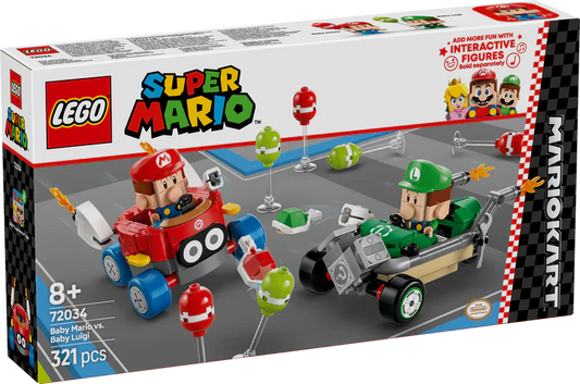 LEGO 72034 Mario Kart Baby Mario vs. Baby Luigi