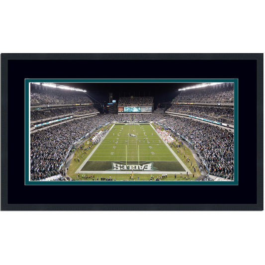 Framed Lincoln Financial Field Philadelphia Eagles 16x24 Football Photo Professionally Matted