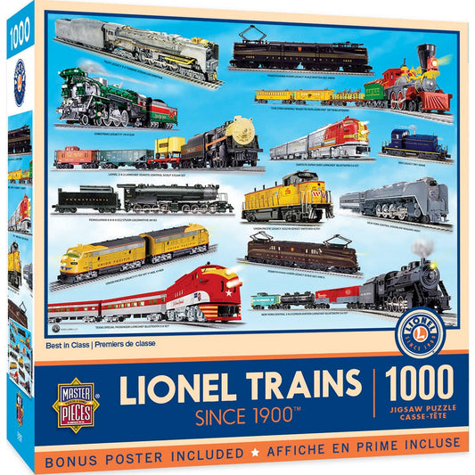 Lionel Trains - Best in Class 1000 Piece Puzzle by Masterpieces Puzzles