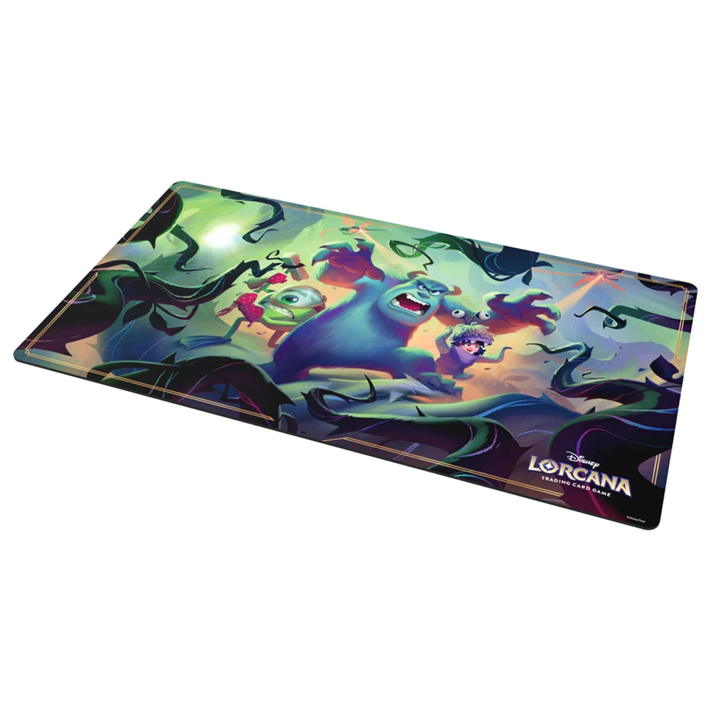 Disney Lorcana Attack of the Vine Mike, Sulley and Boo playmat