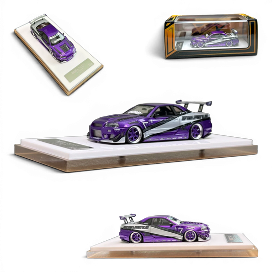 404ERROR x LOT 57 RYOHE's Skyline R34 "GIFTED" Resin 1:64