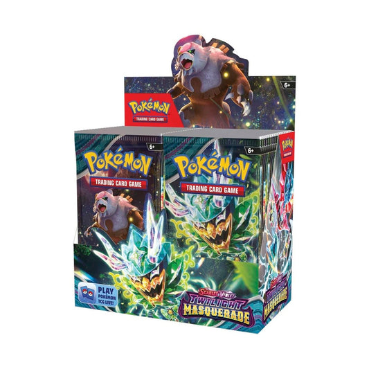 Caja de presentación de sobres de Scarlet &amp; Violet-Twilight Masquerade (36 paquetes)