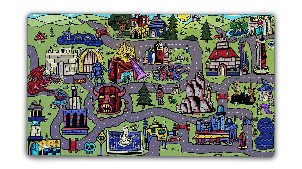 My Town Bundle Set | 4 Playmats and Commander Zone