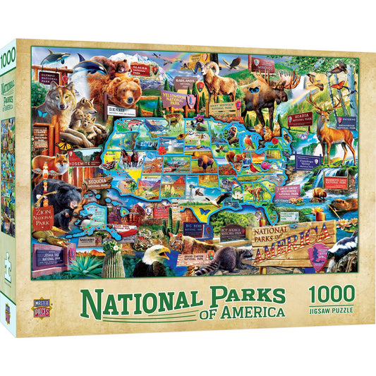 National Parks of America 1000 Piece Puzzle by Masterpieces