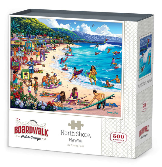 North Shore, Hawaii 500 Piece Jigsaw Puzzle by Boardwalk Puzzle Company