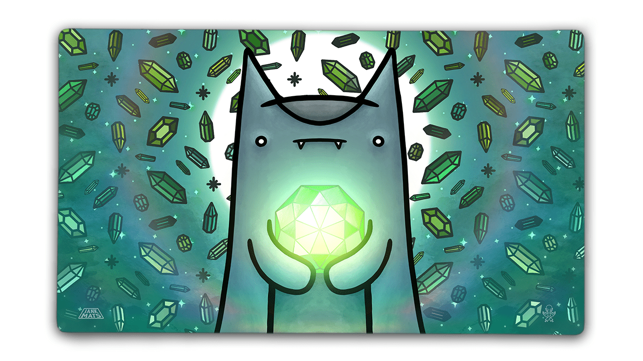 Nox Mortua Green Treasure Playmat
