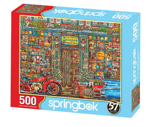 Old School Antiques 500 Piece Jigsaw Puzzle by Springbok Puzzles