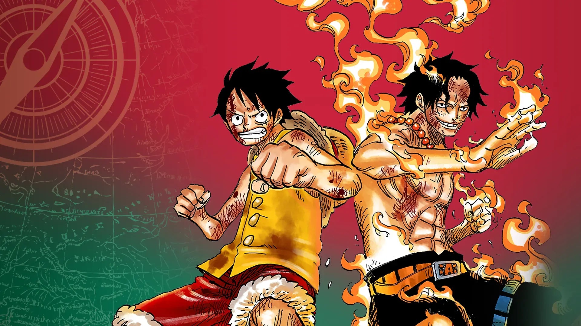 Official ONE PIECE CARD GAME key art from Bandai