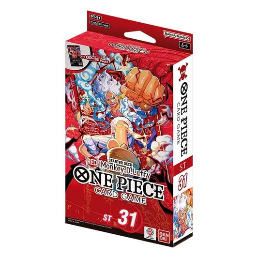 One Piece Card Game Starter Deck Red Monkey D. Luffy ST-31 sealed box