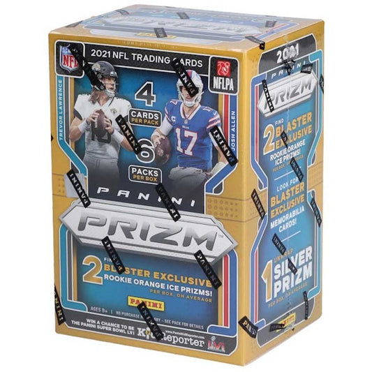 2021 Panini Prizm Football Orange Ice Blaster Box